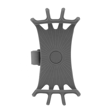 13932SI Best Seller Silicone Cell Phone Holder Mount 360 Degree Rotation Universal Adjustable Bike Phone Holder