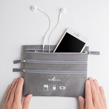 16574A Travelsky Usb Data Cable Electronics Organizer Travel Case Storage Bags for Travel