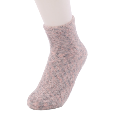16203FL Wholesale Soft Warm Aloe Moisturizing Spa Gel Socks Winter Fluffy Socks for Women