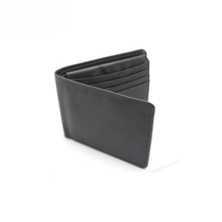 13588B Leather Men Wallet with Advanced RFID Secure