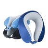 13482B Semi-inflated Half Memory Foam Inflatable Neck Pillow