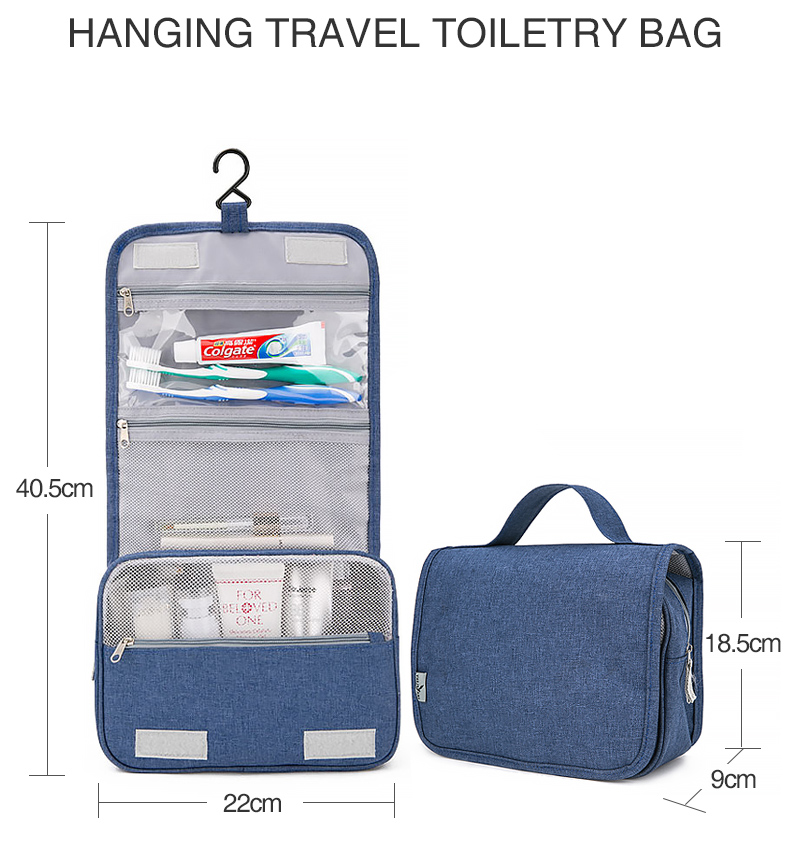 16280B Portable Water-Resistant Travel Hanging Toiletry Bag from China ...