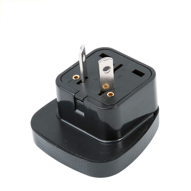 13611G Standard Grounding 2 Pin Adapter Plugs for Travel