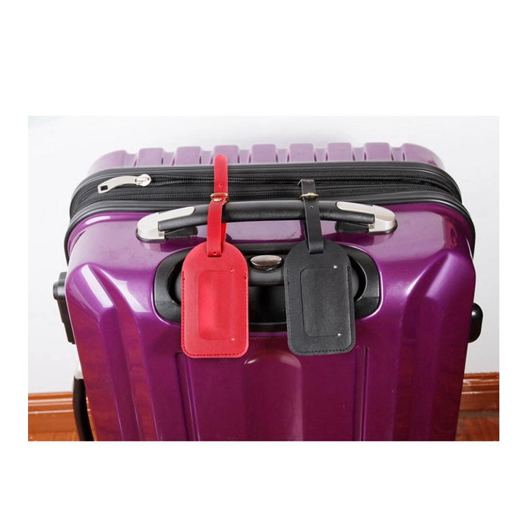13010 Portable PU Luggage Tag 