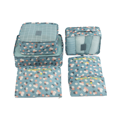 13567A Lightweight Storage Mesh Water-Resistant Foldable Travel Bag Packing Cube Set