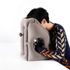 13413 Custom Fashion Wholesale Patented Atmospheric Valve Foldable Office Chair Car Airplane Inflatable Travel Neck Wedge Pillow