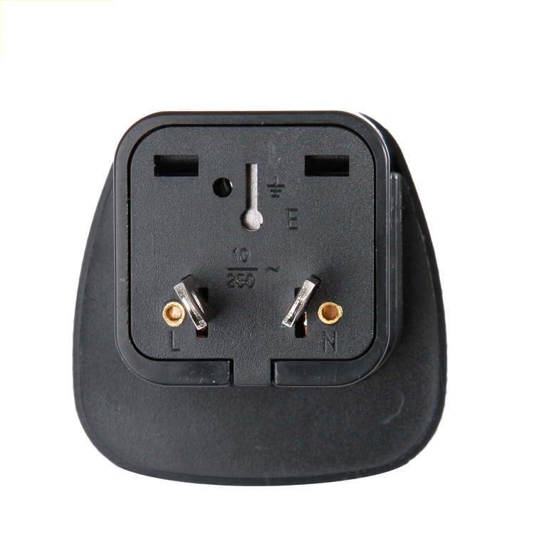 13611G Standard Grounding 2 Pin Adapter Plugs for Travel