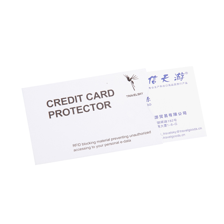 13591 Elegant RFID Paper Card Sleeve 