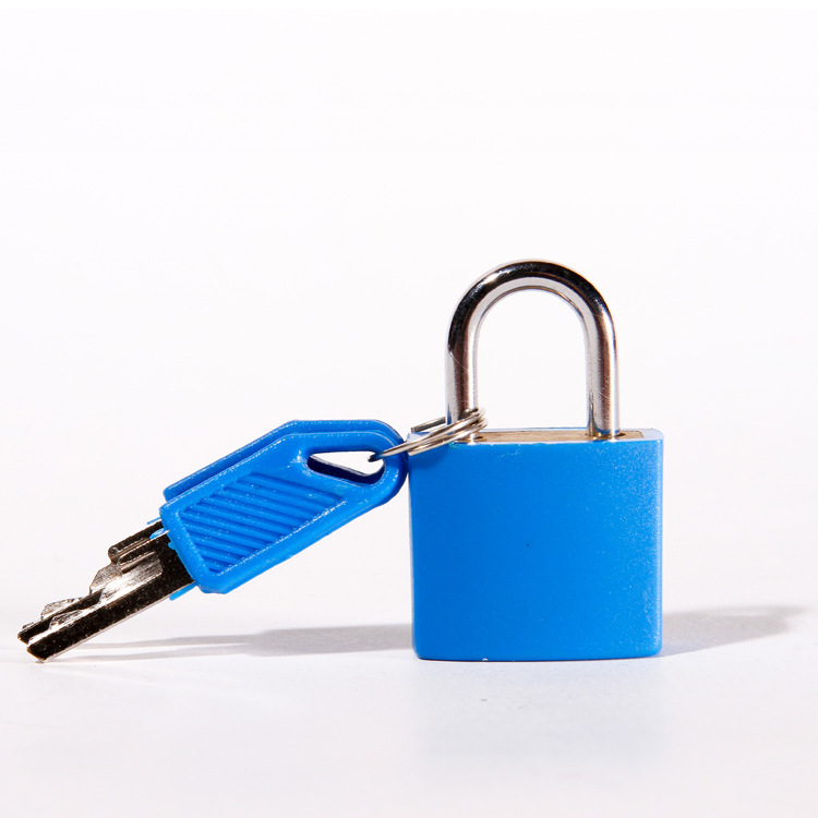 13000NY High Quality Rubber Coating Copper Luggage Key Lock