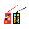 13122 Colored Rubber Luggage Tag 